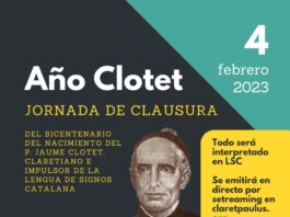 Clausura de los 200 años del nacimiento del P. Jaume Clotet