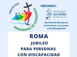 ROMA: JUBILEU per a persones amb disCapacitat. TOT A PUNT!
